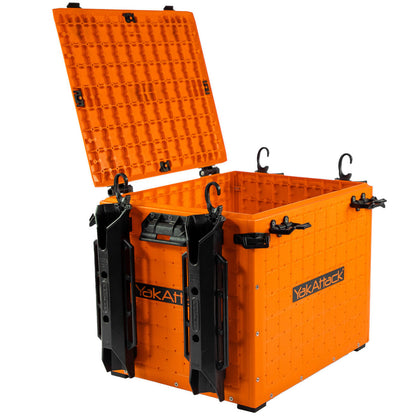 Yakattack - BlackPak Pro Kayak Fishing Crate - 13" x 16", Orange