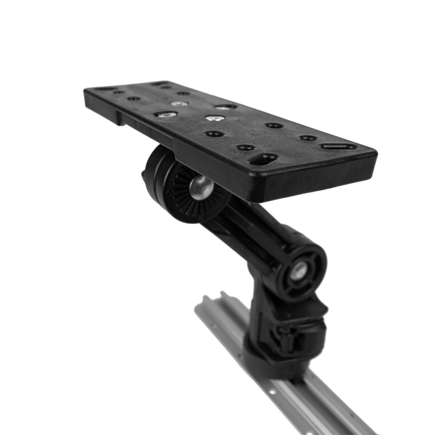 Yakattack - Rectangular Fish Finder Mount with Track Mounted LockNLoad™ Mounting System